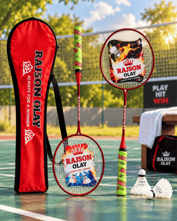 Olay Badminton Racket by Rajcrest