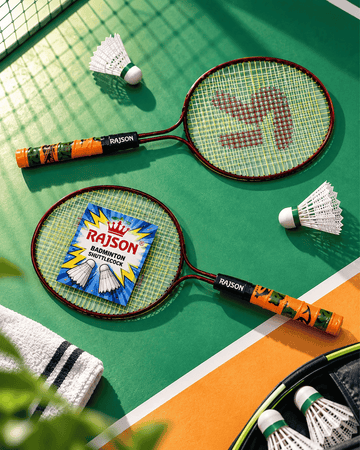 Fish Youth Mini Badminton Racket Set by Rajcrest