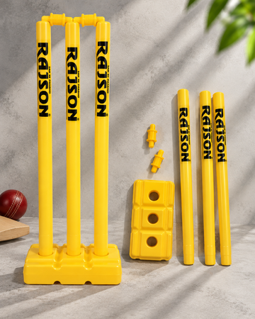 Plastic Cricket Wicket Set by Rajcrest